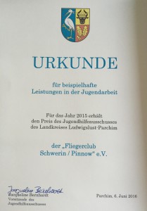 Pinnow Urkunde